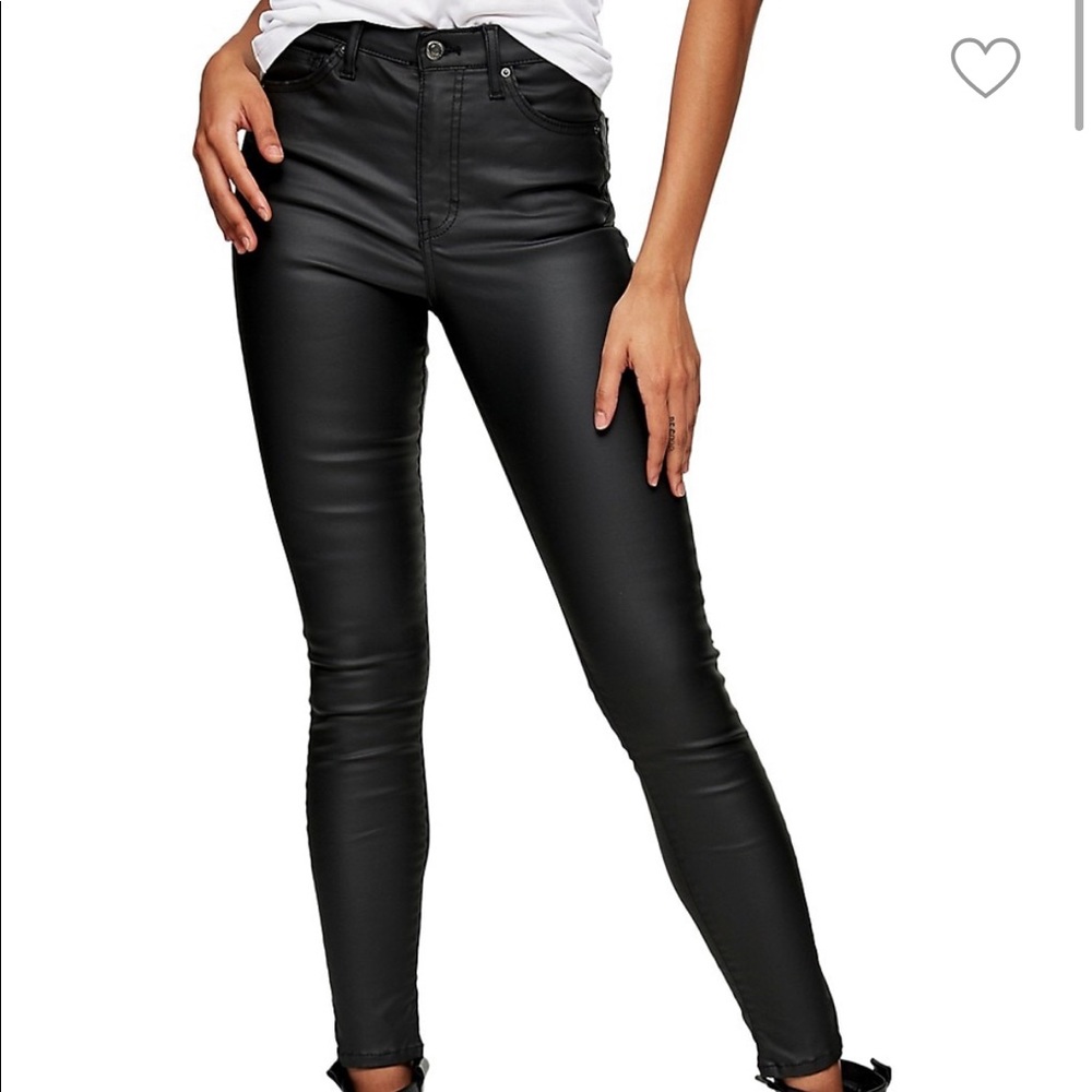 TOPSHOP Leather Pants